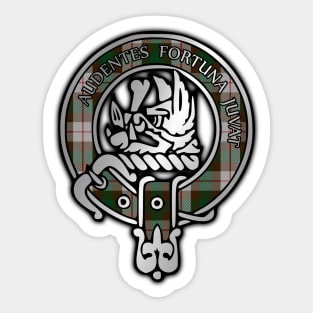 Clan MacKinnon Crest & Hunting Tartan Sticker